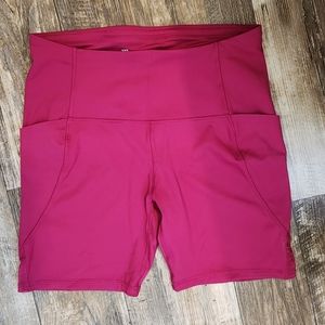 Hot Pink Biker Shorts